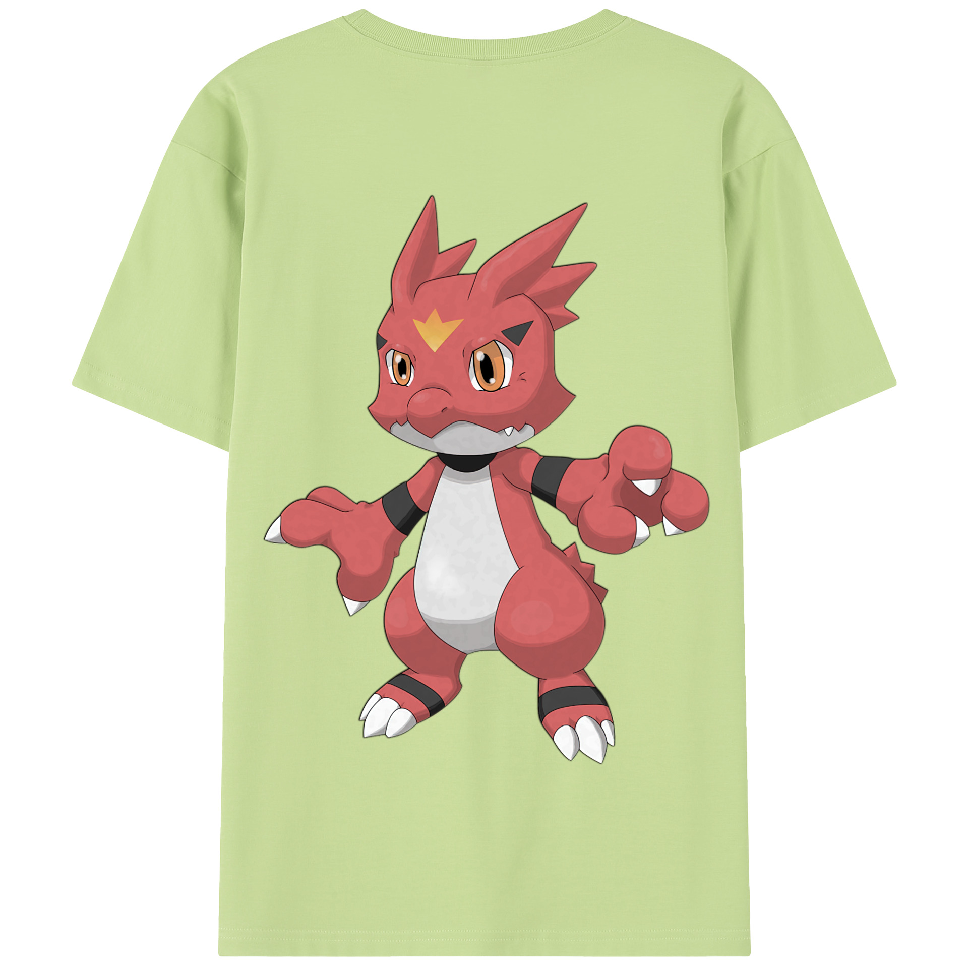 （画像用） Digimon デジタルモンスター/デジモン 綿100％半袖Tシャツ（背面プリント）